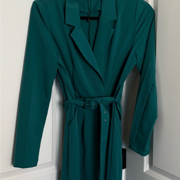 Nasty Gal Teal Jumpsuit - Picture 2 of 8